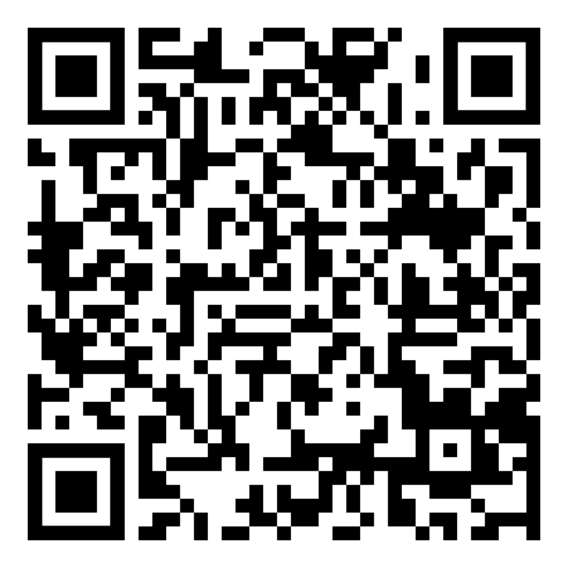 QR code for contact info